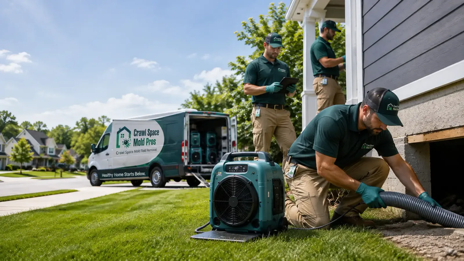 Crawl Space Mold Removal in Seaford, VA